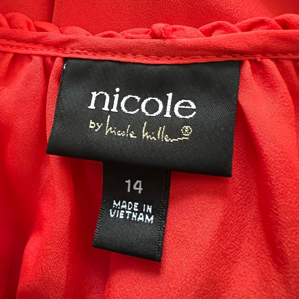 Nicole by Nicole Miller Vibrant Orange Dress - Picture 5 of 5